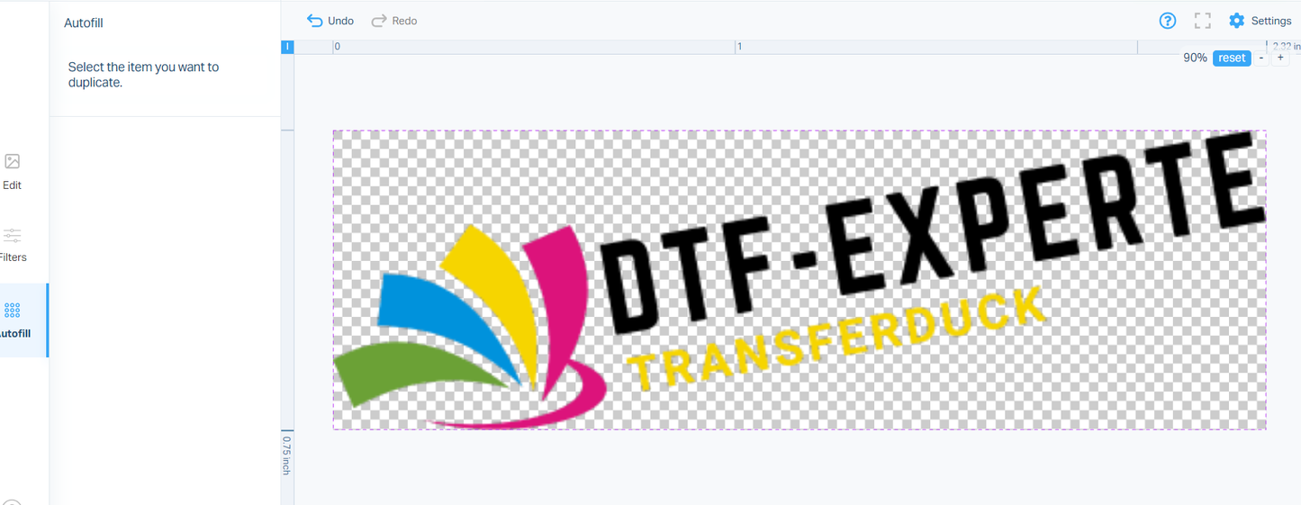 DTF-Transfer Auto-Designer als Meterware (560 x 1000 mm)