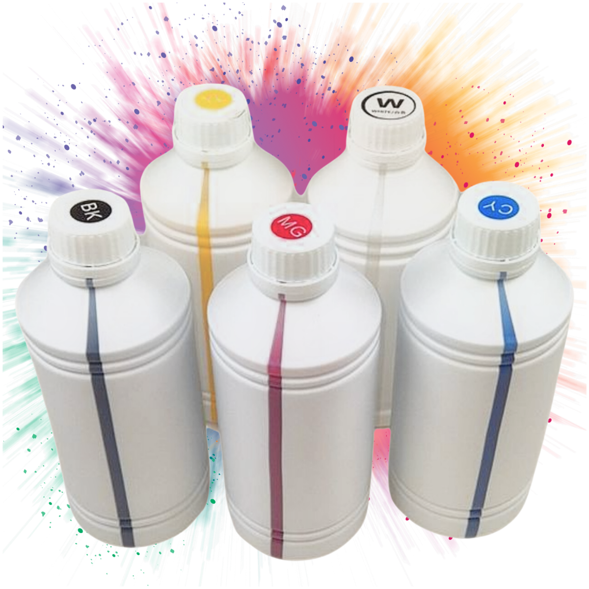 Premium DTF Tinte 1 Liter CMYK Farben