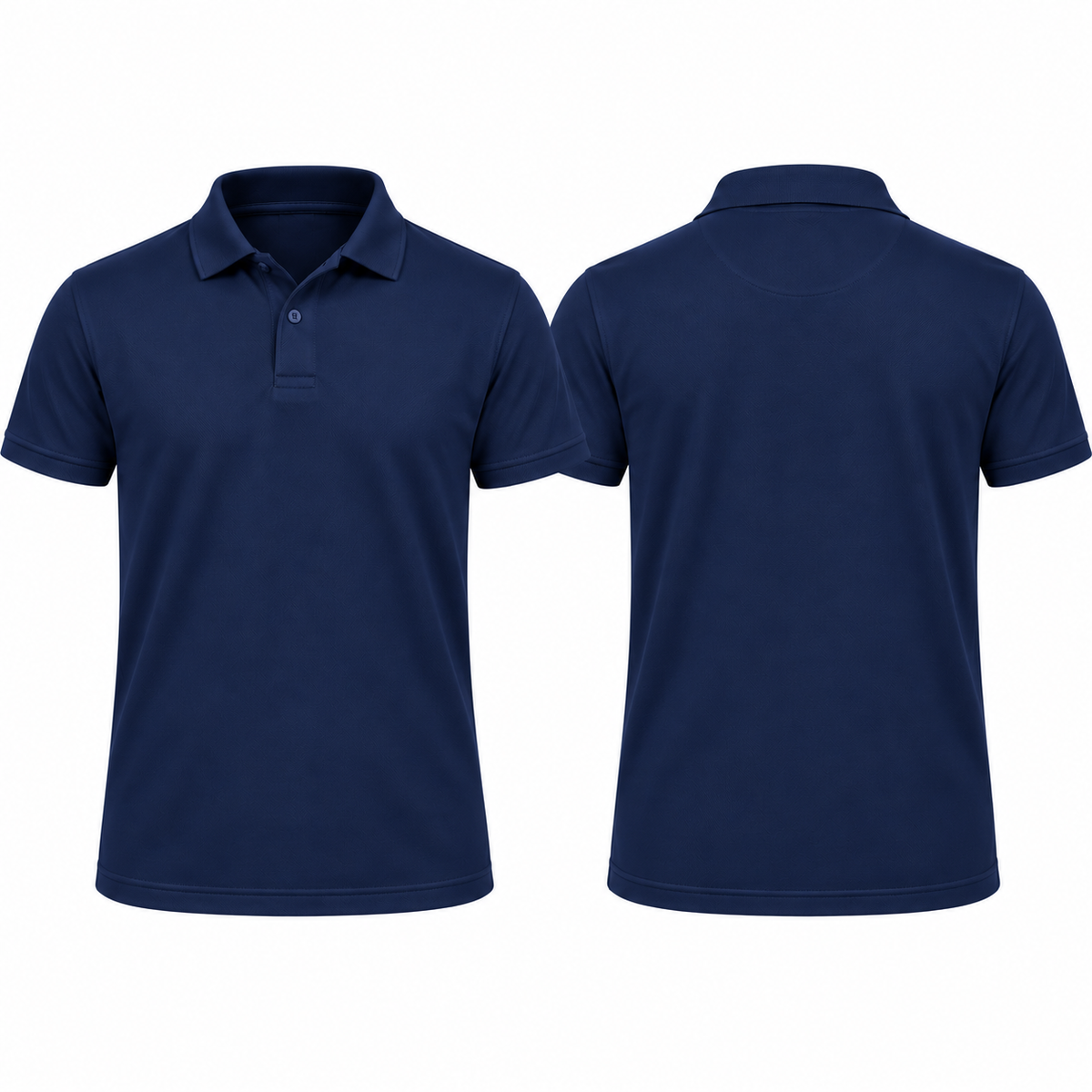 Poloshirt mit Logo & Wunschtext – Firmenpolo bedruckt auf Brust und Rücken