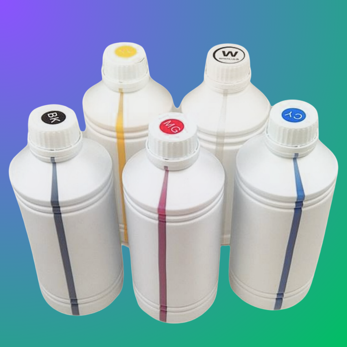 Premium DTF Tinte 1 Liter CMYK Farben