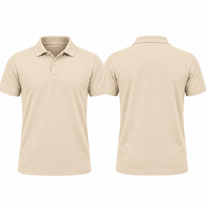 Poloshirt mit Logo & Wunschtext – Firmenpolo bedruckt auf Brust und Rücken
