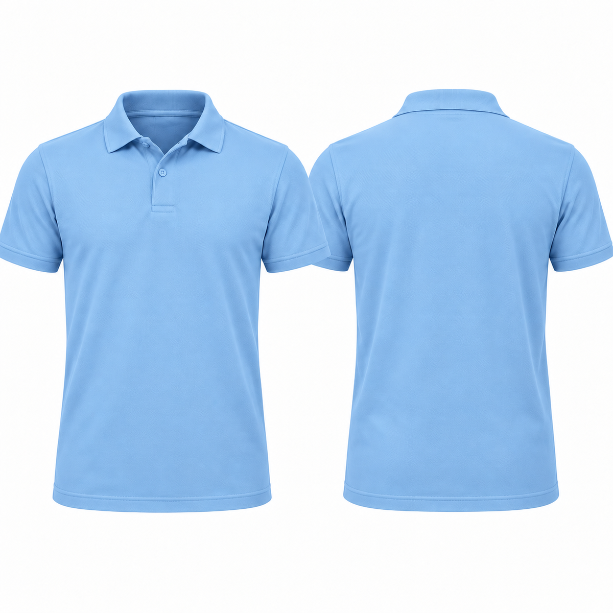 Poloshirt mit Logo & Wunschtext – Firmenpolo bedruckt auf Brust und Rücken