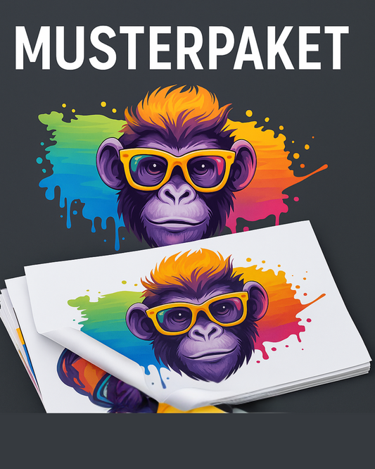 Musterpaket als Materialmuster und zum Testpressen