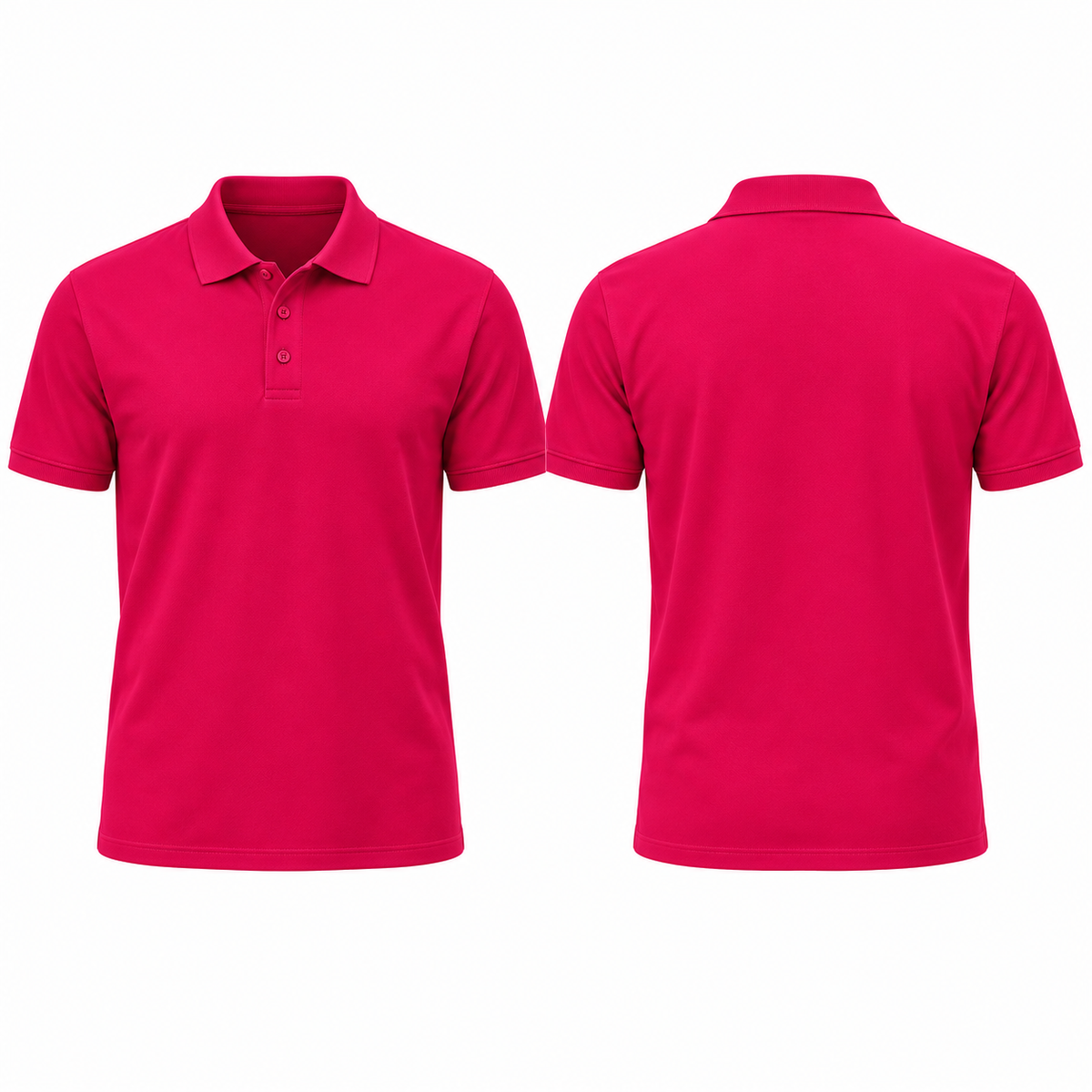 Poloshirt mit Logo & Wunschtext – Firmenpolo bedruckt auf Brust und Rücken