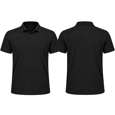 Poloshirt mit Logo & Wunschtext – Firmenpolo bedruckt auf Brust und Rücken